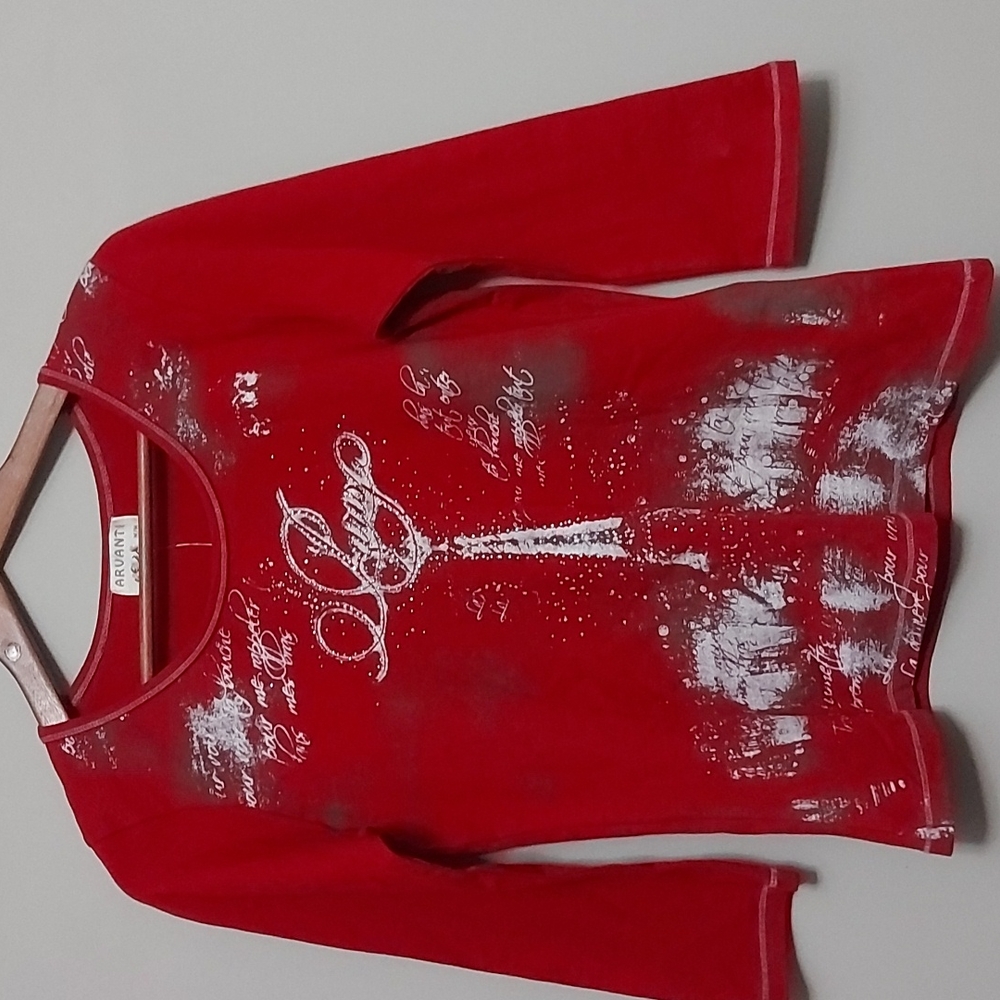 ⚡4/$40 bundle sale⚡NWT Arvanti Paris 3/4 sleeve top sz Medium
